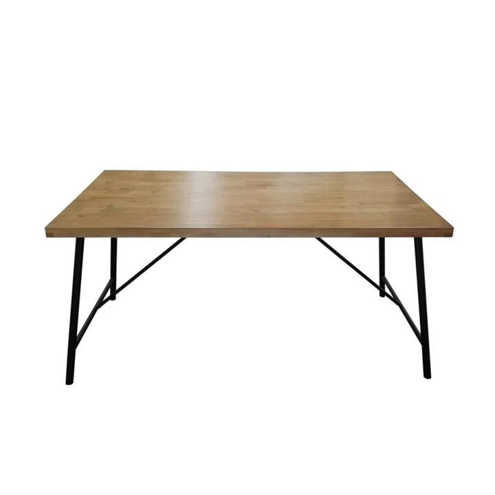 Vegas Rectangular Dining Table 1.6m - Maple Vegas Rectangular Dining Table 1.6m - Maple