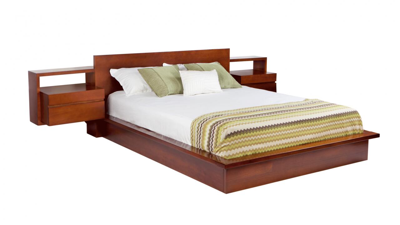 Vegas custom timber platform bed frame floor display Vegas custom timber platform bed frame floor display