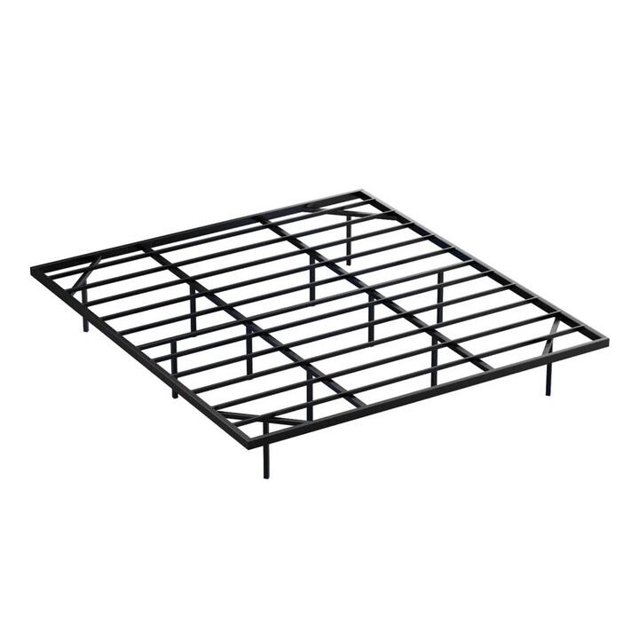 King Bed Frame,Floating Metal Bed Frame with Smart LED Lights - Sturdy Metal Platform Bed Base, Silent Design, Tool-Free Assembly, 300KG Capacity for Home/Hotel/Master Bedroom King Bed Frame,Floating Metal Bed Frame with Smart LED Lights - Sturdy Metal Platform Bed Base, Silent Design, Tool-Free Assembly, 300KG Capacity for Home/Hotel/Master Bedroom