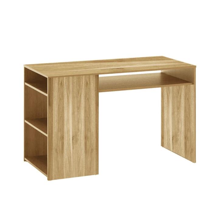 Caley Wooden Study Writing Computer Working Office Desk Table - Natural Caley Wooden Study Writing Computer Working Office Desk Table - Natural